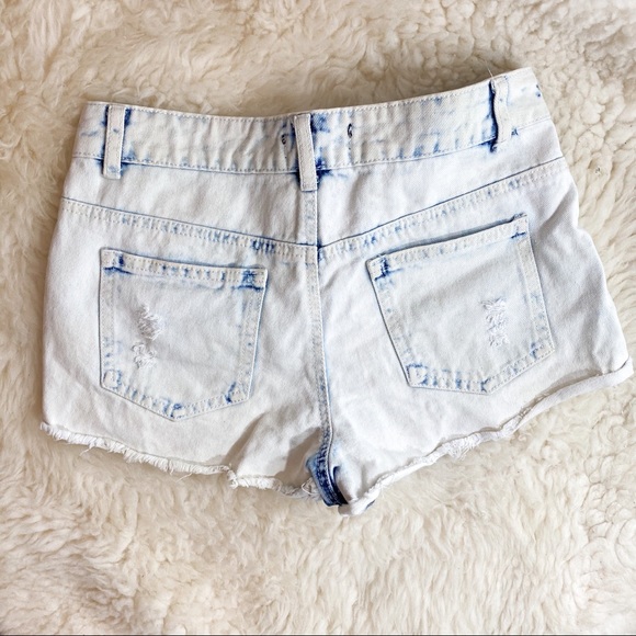Retro Forever 21 High rise Acid Wash short shorts - Picture 8 of 11